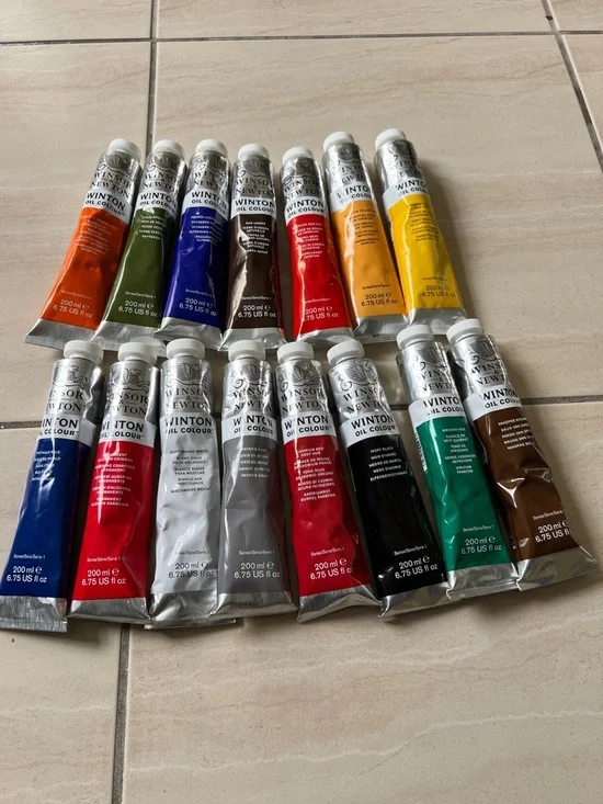 Winsor & Newton Oil Colour Paint Bundle of 15-$FIRM - Picture 1 of 6